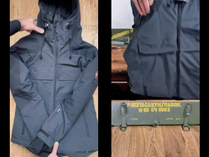 Joketland™ – Arctic Tactical Jacke mit Gesichtsmaske